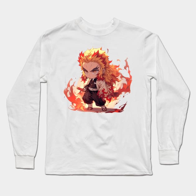 rengoku Long Sleeve T-Shirt by fancy ghost